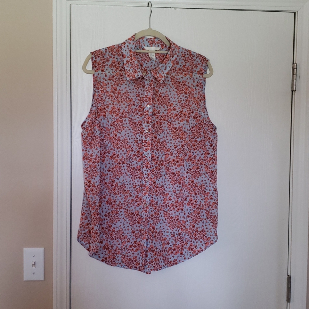 EUC floral sleeveless top from H&M.